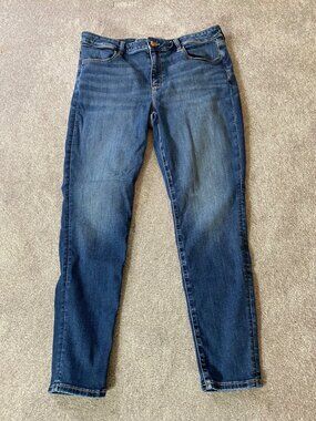 American Eagle Next Level Stretch Jeans Regular Dark Wash Skinny Size 16